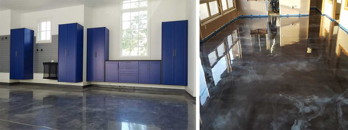 Metallic Garage Flooring Fayetteville NC